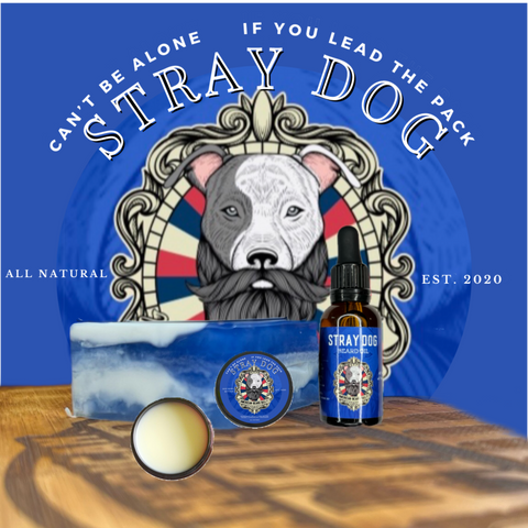 STRAY DOG | BEARD BUTTER, OIL & SOAP SET