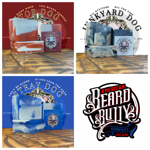 (SOAP BUNDLE) 3 OGs | BEARD & BODY SOAP