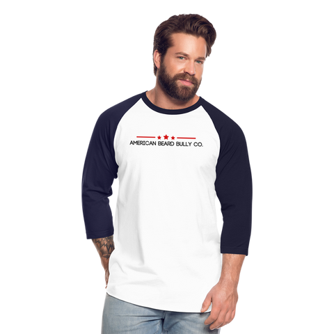 Bully Logo Baseball T-Shirt - white/navy