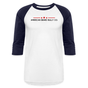 Bully Logo Baseball T-Shirt - white/navy