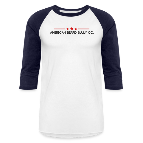 Bully Logo Baseball T-Shirt - white/navy
