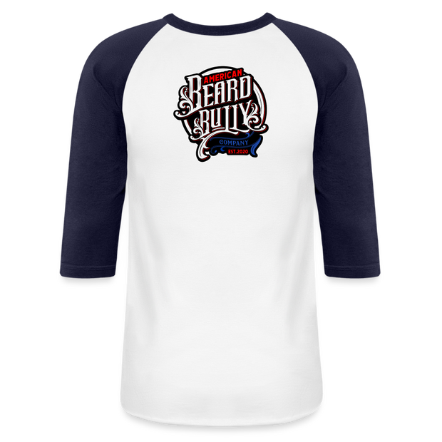 Bully Logo Baseball T-Shirt - white/navy