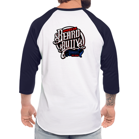 Bully Logo Baseball T-Shirt - white/navy