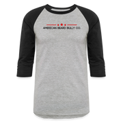 Bully Logo Baseball T-Shirt - heather gray/black
