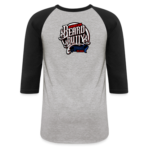 Bully Logo Baseball T-Shirt - heather gray/black