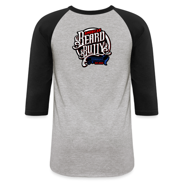 Bully Logo Baseball T-Shirt - heather gray/black