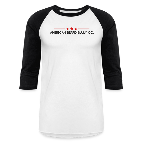Bully Logo Baseball T-Shirt - white/black