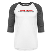 Bully Logo Baseball T-Shirt - white/charcoal