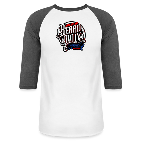 Bully Logo Baseball T-Shirt - white/charcoal