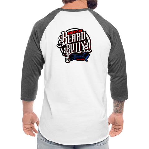 Bully Logo Baseball T-Shirt - white/charcoal