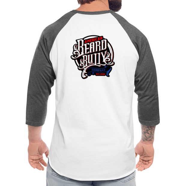 Bully Logo Baseball T-Shirt - white/charcoal