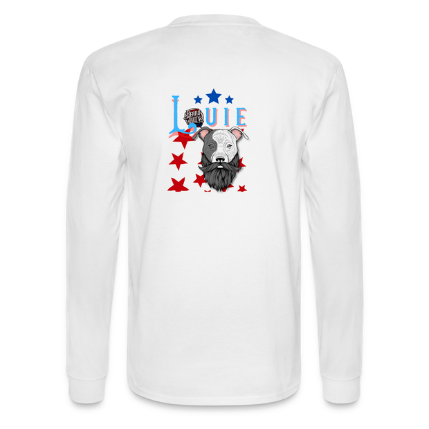 Bearded Louie Premium T-Shirt - white