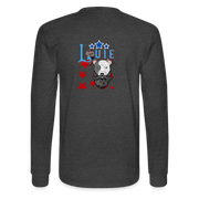 Bearded Louie Premium T-Shirt - heather black