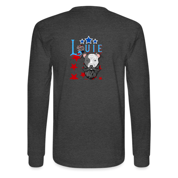 Bearded Louie Premium T-Shirt - heather black