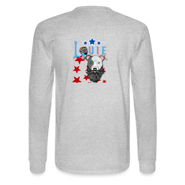 Bearded Louie Premium T-Shirt - heather gray
