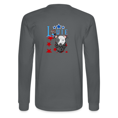 Bearded Louie Premium T-Shirt - charcoal