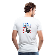 Bearded Louie Premium T-Shirt - white