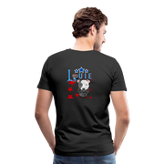 Bearded Louie Premium T-Shirt - black