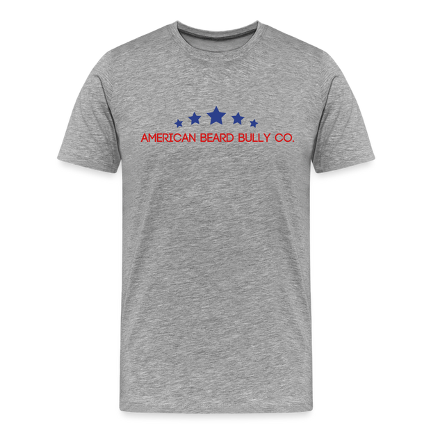 Bearded Louie Premium T-Shirt - heather gray