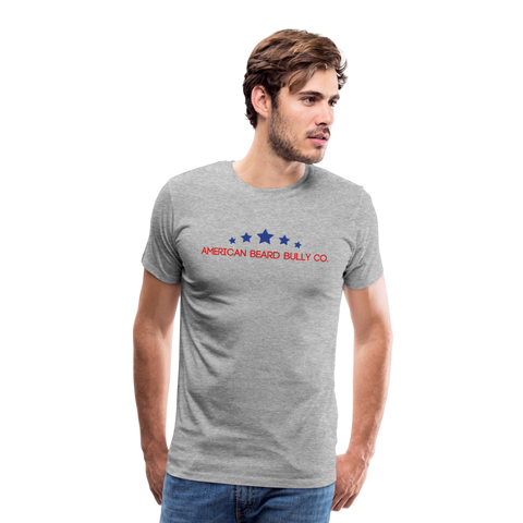 Bearded Louie Premium T-Shirt - heather gray