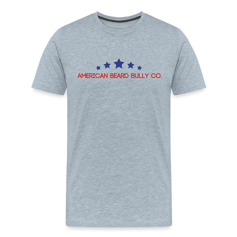Bearded Louie Premium T-Shirt - heather ice blue