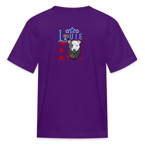 Louie Logo Kids' T-Shirt - purple