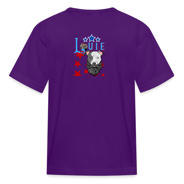 Louie Logo Kids' T-Shirt - purple