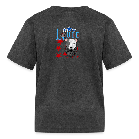 Louie Logo Kids' T-Shirt - heather black