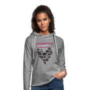 “Pogonophile” Lightweight Terry Hoodie - heather gray