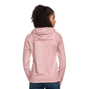 “Pogonophile” Lightweight Terry Hoodie - cream heather pink