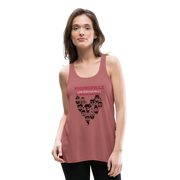 “Pogonophile” Ladies Racerback Tank Top - mauve