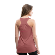 “Pogonophile” Ladies Racerback Tank Top - mauve