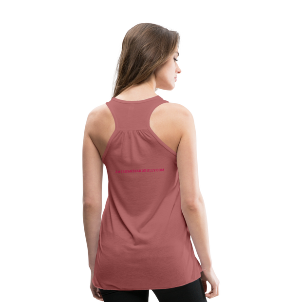 “Pogonophile” Ladies Racerback Tank Top - mauve