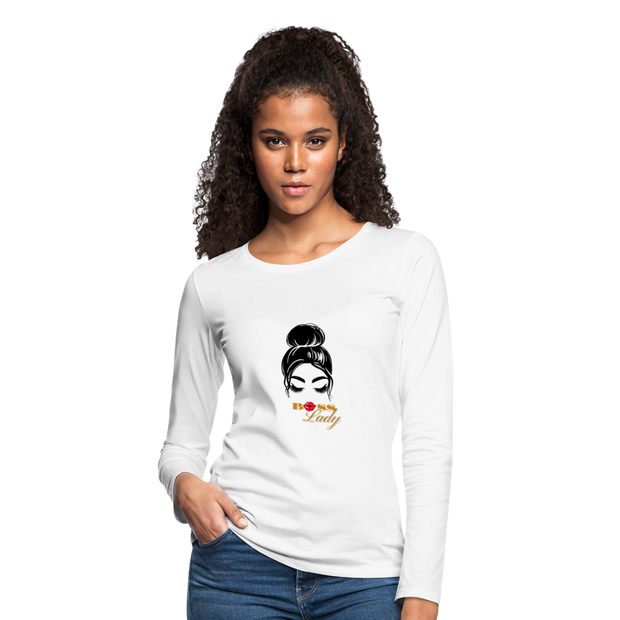 BossLady Premium Long Sleeve T-Shirt - white
