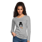 BossLady Premium Long Sleeve T-Shirt - heather gray
