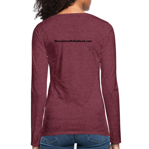 BossLady Premium Long Sleeve T-Shirt - heather burgundy