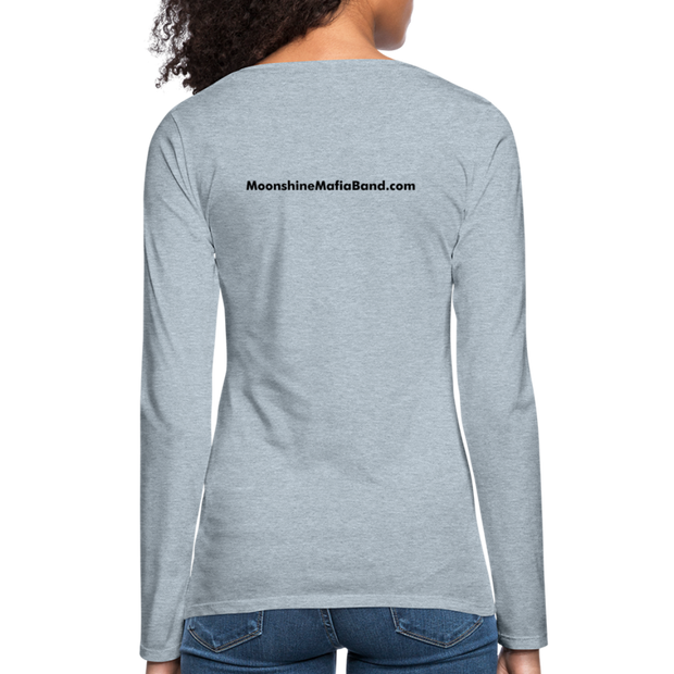BossLady Premium Long Sleeve T-Shirt - heather ice blue