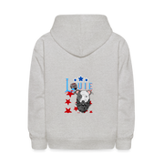 Louie Logo Kids' Hoodie - heather gray