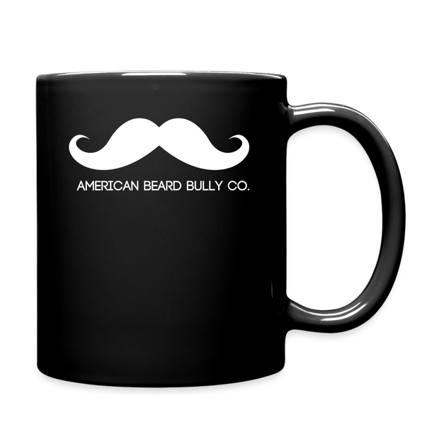 Mustache Mug - black