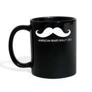 Mustache Mug - black