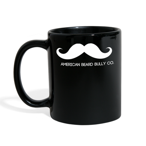 Mustache Mug - black